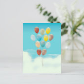 Carte Postale Ballons flottants vintage (Debout devant)