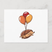 Carte Postale ballons hérisson (Devant)