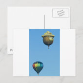 Carte Postale Ballons heureux (Devant / Derrière)