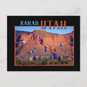 Carte Postale Ballons Kanab Utah à air chaud (Devant)