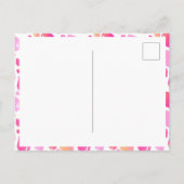 Carte Postale Ballons roses mignons Fille Photo Anniversaire Mer (Dos)