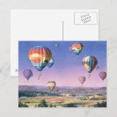 Carte Postale Ballons sur San Dieguito (Devant / Derrière)