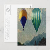 Carte Postale Ballons Utah (Devant / Derrière)