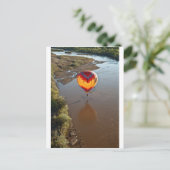 Carte Postale Balloon à air chaud Touchant le Rio Grande River (Debout devant)