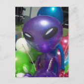 Carte Postale Balloon Alien (Devant)