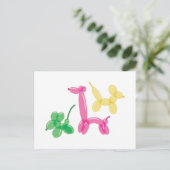 Carte Postale Balloon Animaux (Debout devant)