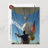 Carte Postale Balloon Fiesta Gas Balloon (Devant / Derrière)