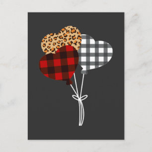 Carte Postale Balloon Hearts Saint-Valentin