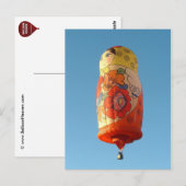 Carte Postale Balloon Matroesjka (Devant / Derrière)