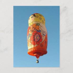 Carte Postale Balloon Matroesjka