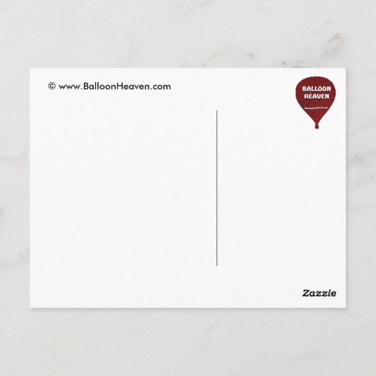 Carte Postale Balloon spécial-21 (Dos)