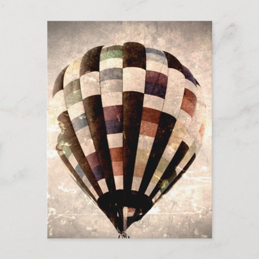 Carte postale Balloon vintage (Devant)