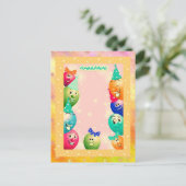 Carte Postale ballooned-up (Debout devant)