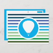 Carte postale BALLOONNEMENT Chic (Devant / Derrière)