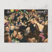 Carte Postale Balloons de fête d'anniversaire vintage, thème Hol (Devant)