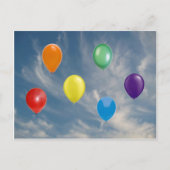 Carte Postale Balloons Rainbow Pride (Devant)