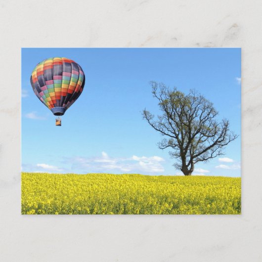 Carte postale Ballotte à air chaud (Devant)