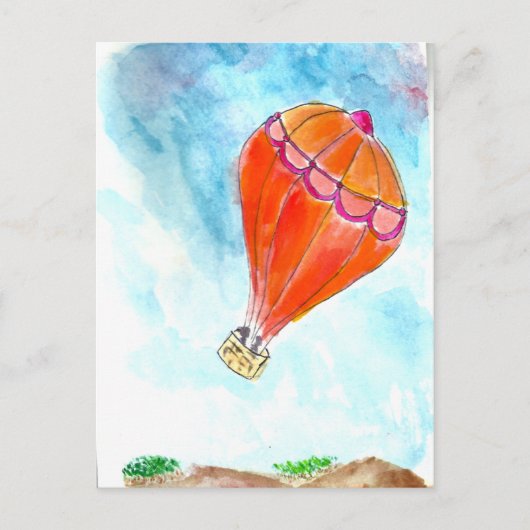 Carte Postale Ballotte à air chaud (Devant)