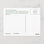 Carte Postale Ballotte à air chaud (Dos)