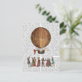 Carte Postale Ballotte À Air Chaud Et Personnes (Debout devant)