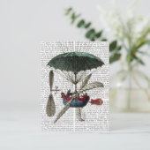 Carte Postale Ballotte à air chaud Place du Louvre (Debout devant)