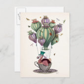 Carte Postale Ballotte de Dodo avec libellules (Devant / Derrière)