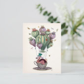 Carte Postale Ballotte de Dodo avec libellules (Debout devant)