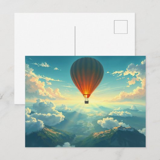 Carte Postale Ballotte éclairée (Devant / Derrière)