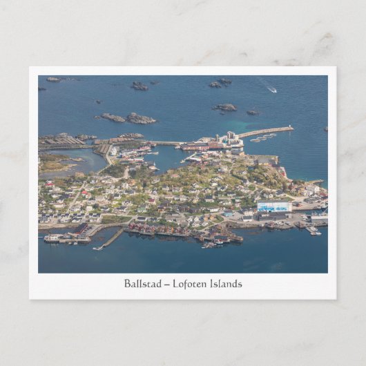 Carte postale Ballstad Lofoten (Devant)