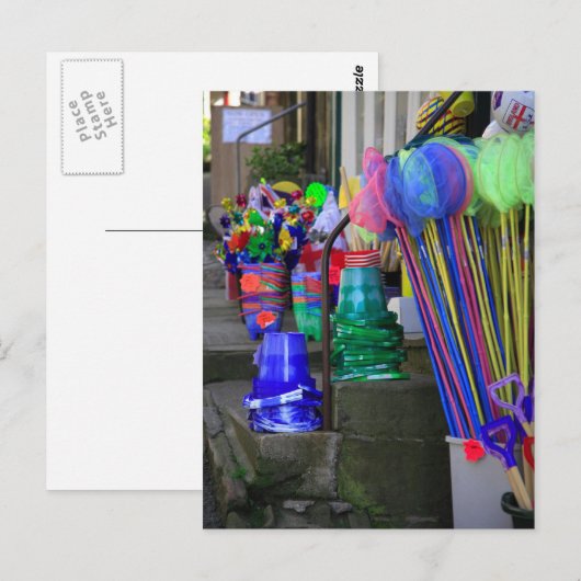 Carte Postale Balnéaire (Devant / Derrière)