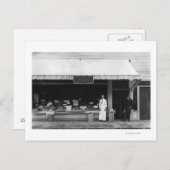 Carte Postale Balnéaire, Oregon Vue de Hoefler Ice Cream Shop (Devant / Derrière)