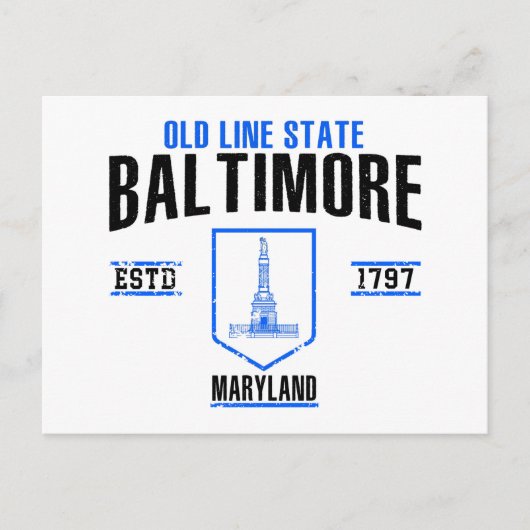 Carte Postale Baltimore (Devant)
