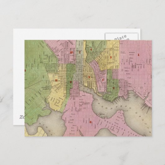 Carte Postale Baltimore 3 (Devant / Derrière)