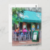 Carte Postale 'Baltimore - Happy Hour In Fells Point' : Art (Devant / Derrière)