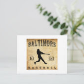 Carte Postale Baltimore Maryland Baseball 1868 (Debout devant)
