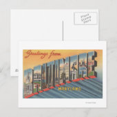 Carte Postale Baltimore, Maryland - Scènes de grandes lettres 2 (Devant / Derrière)