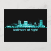 Carte Postale Baltimore Skyline (Devant)