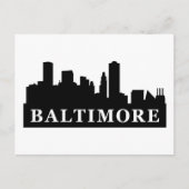 Carte Postale Baltimore Skyline (Devant)