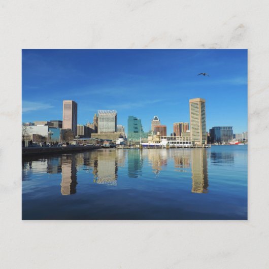Carte Postale Baltimore Skyline (Devant)