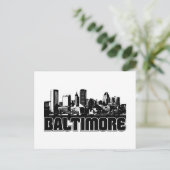 Carte Postale Baltimore Skyline (Debout devant)