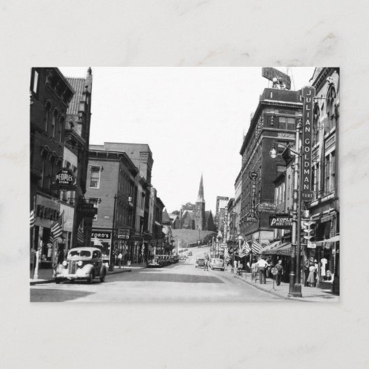 Carte Postale Baltimore St., Cumberland, MD (Devant)