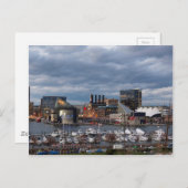 Carte Postale Baltimore Sundown Skyline (Devant / Derrière)