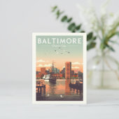 Carte Postale Baltimore vintage (Debout devant)