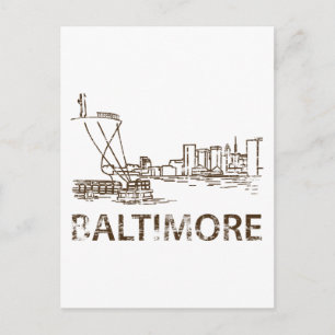 Carte Postale Baltimore vintage