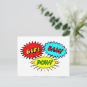 Carte Postale Bam Pow Bif (Debout devant)