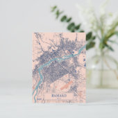 Carte Postale Bamako Mali Breezy City Map Travel (Debout devant)