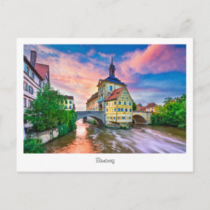Carte postale Bamberg, Bavière en Allemagne
