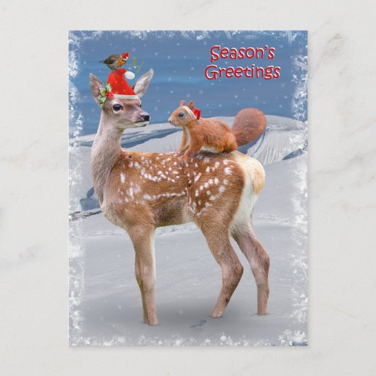 Carte postale Bambi et Friends (Devant)