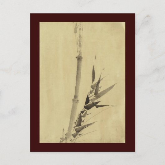 Carte Postale Bamboo, Hokusai Japanese Fine Art (Devant)