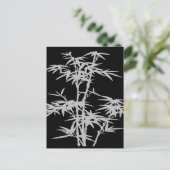 Carte Postale Bamboo Zen design japonais (Debout devant)